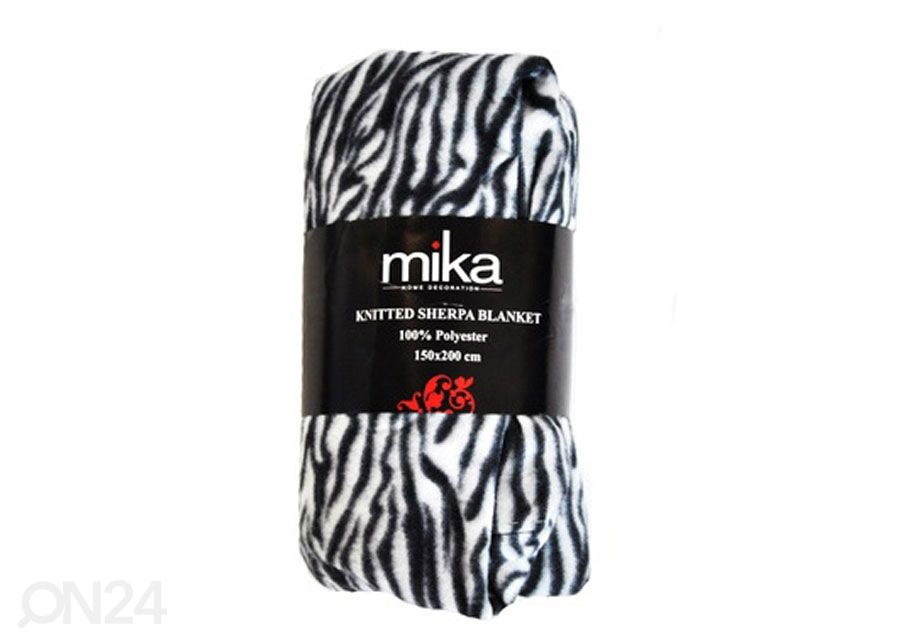 Torkkupeitto Small Zebra 150x200 cm kuvasuurennos