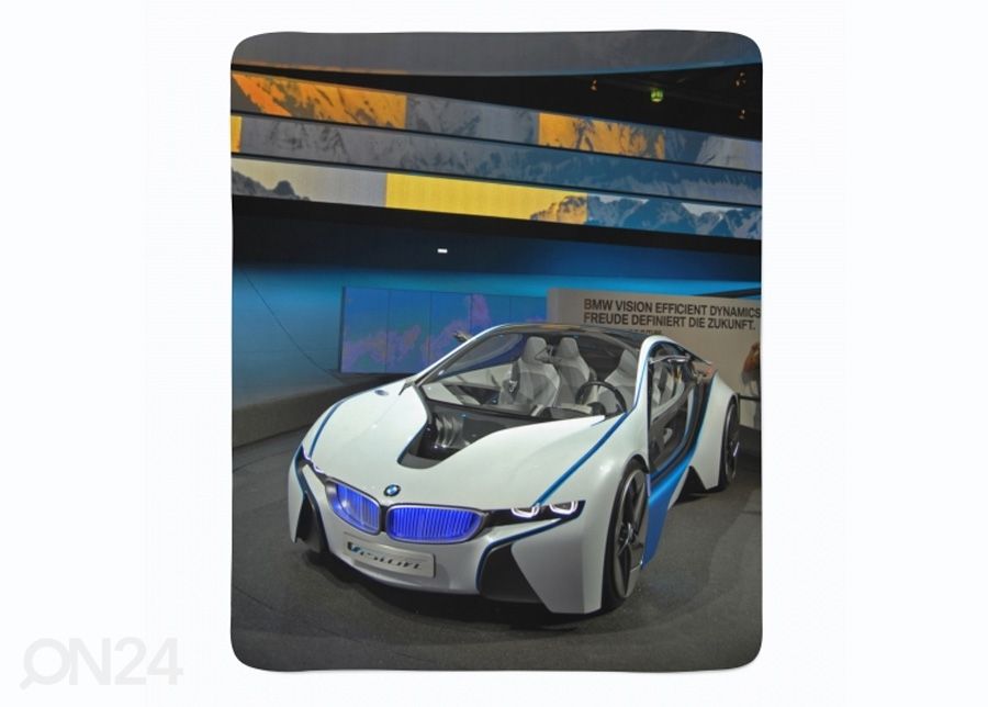 Torkkupeitto White Supercar 150x200 cm kuvasuurennos