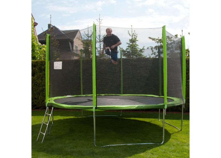 Trampoliini suojaverkolla Froggy PRO 366cm inSPORTline kuvasuurennos