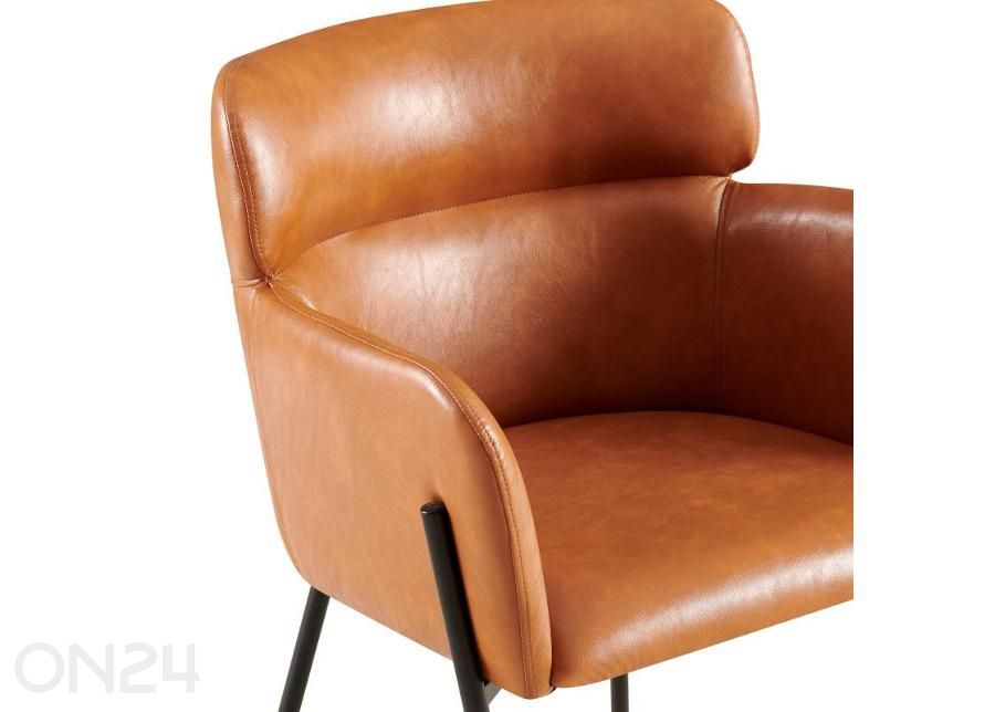 Tuoli Hando vintage ruskea kuvasuurennos