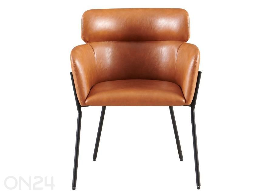 Tuoli Hando vintage ruskea kuvasuurennos