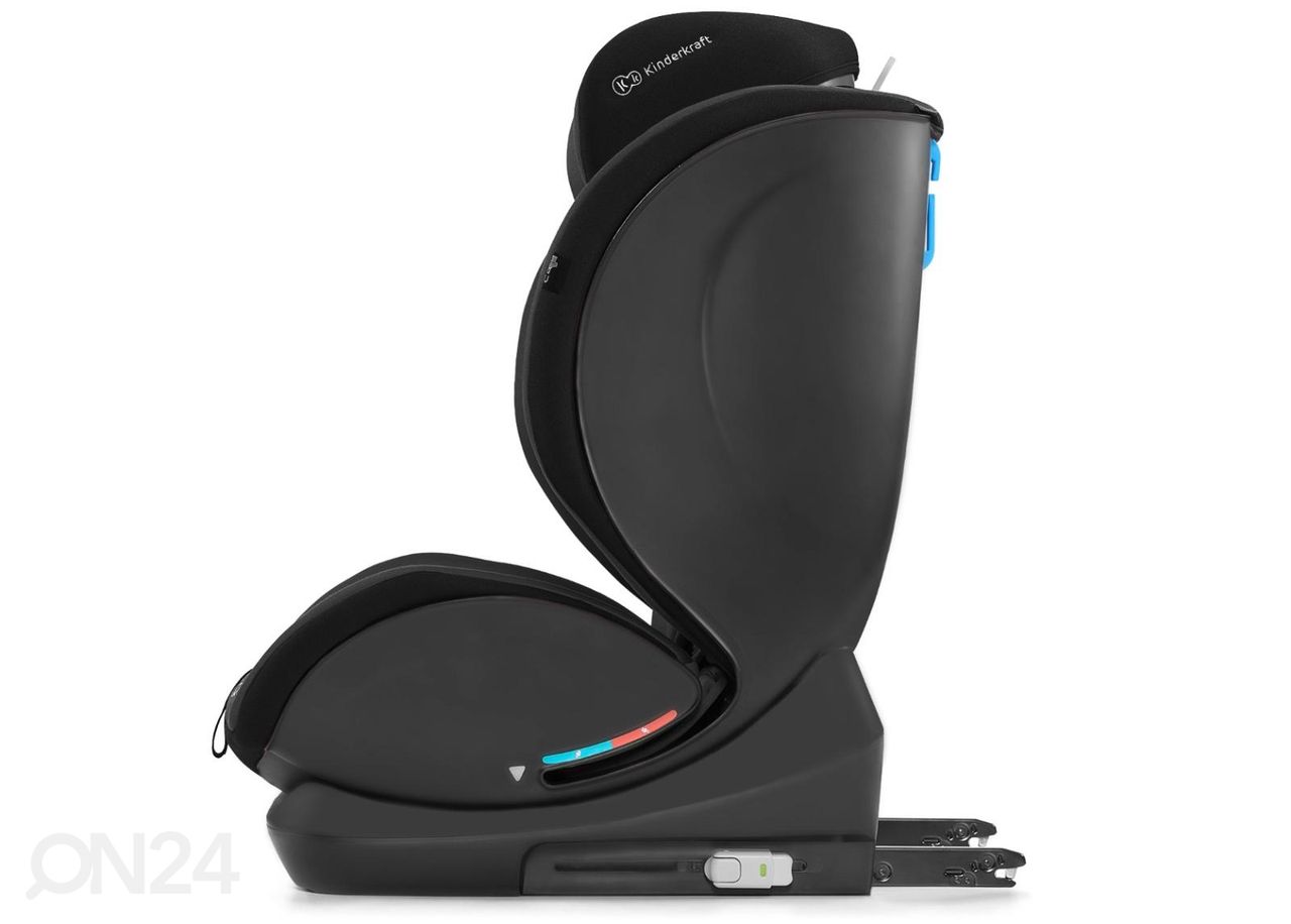 Turvaistuin MYWAY Kinderkraft 0-36 kg musta kuvasuurennos