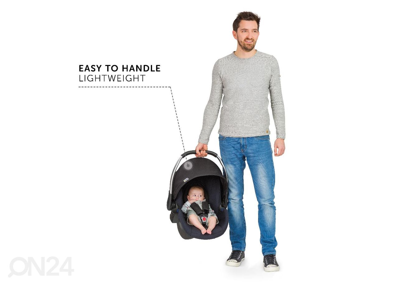 Turvakaukalo 0-13 kg Hauck Comfort Comfort Fix musta kuvasuurennos