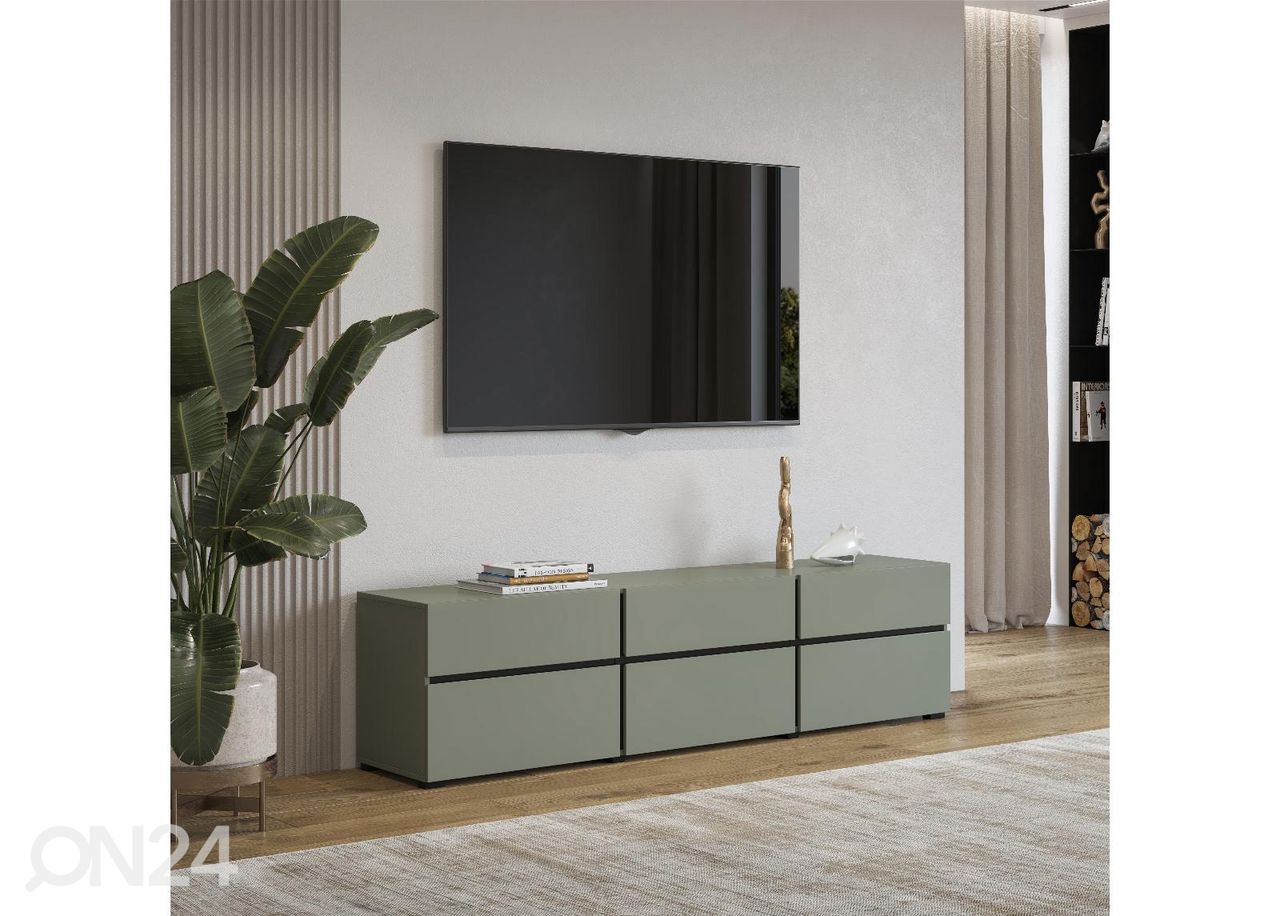 TV-taso 180 cm, vihreä kuvasuurennos