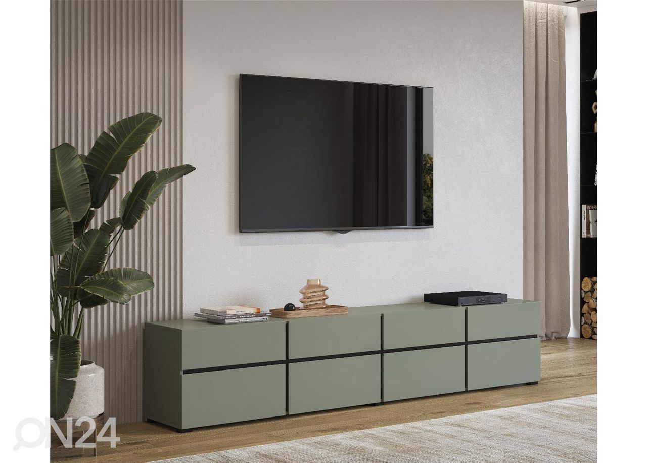 TV-taso 225 cm, vihreä kuvasuurennos
