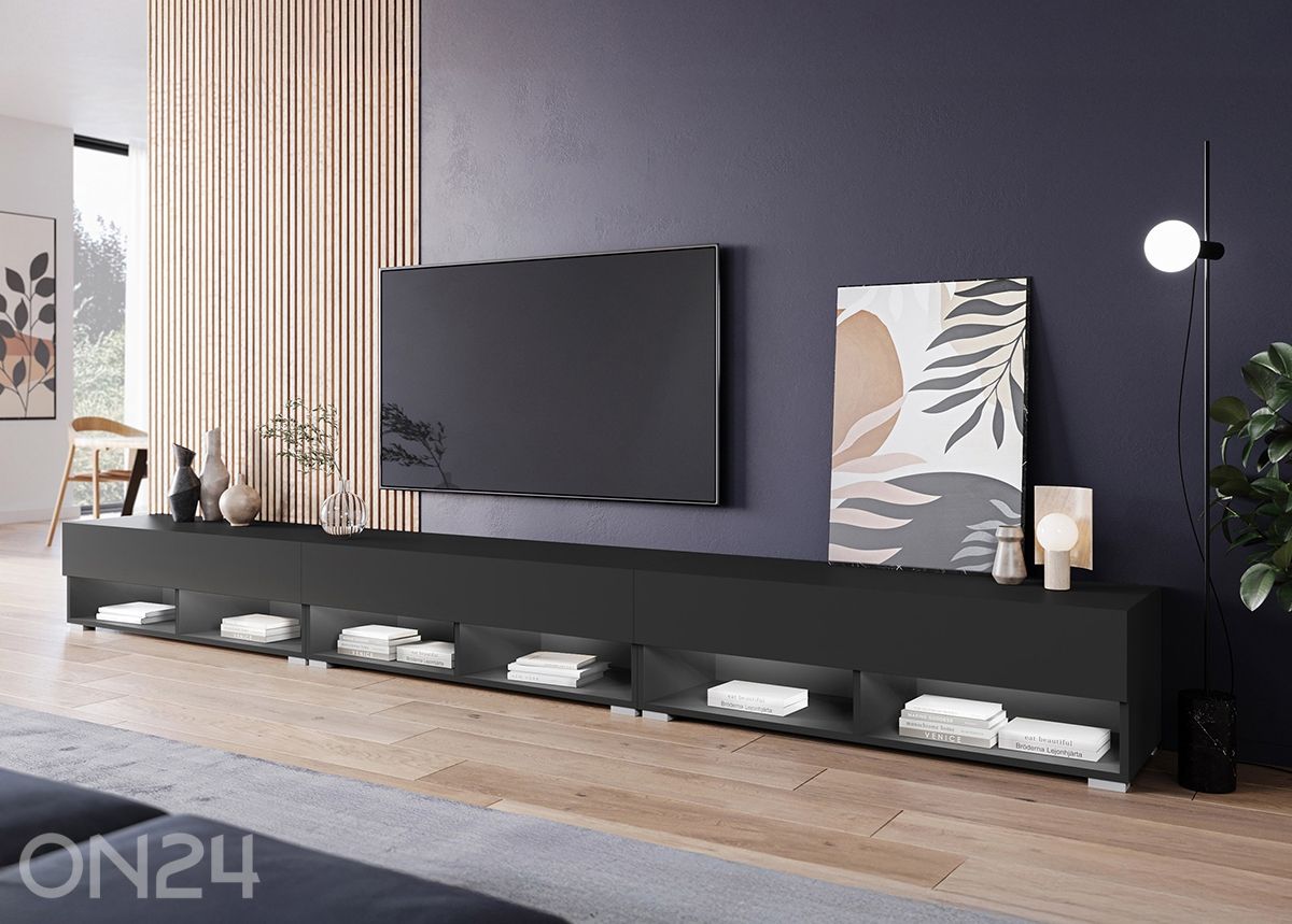 TV-taso Alma 300 cm + LED kuvasuurennos