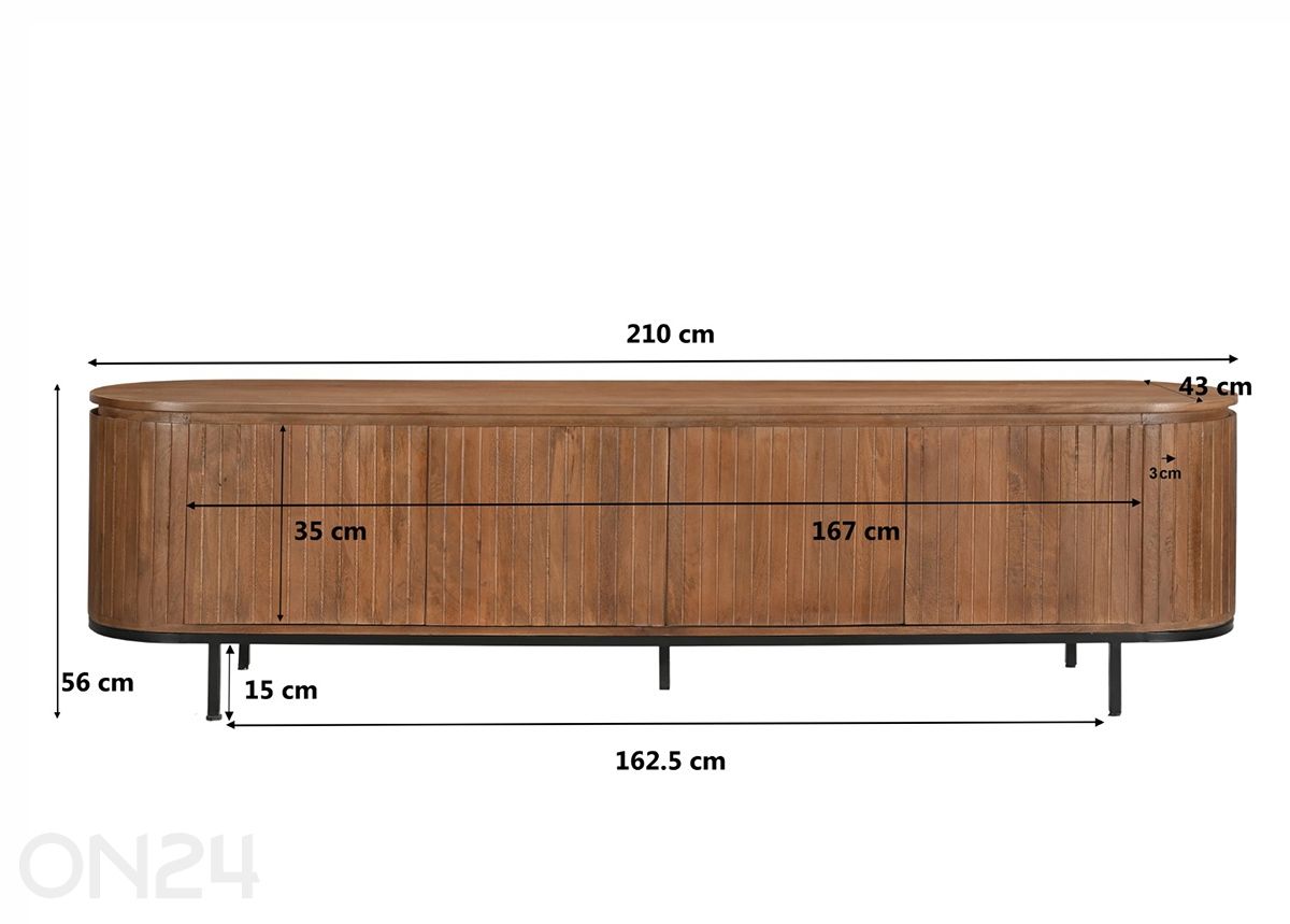 TV-taso Noor 210 cm kuvasuurennos