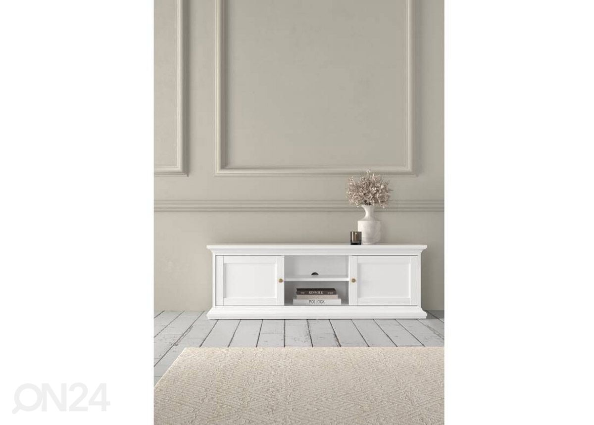 TV-taso Paris 149,5 cm, valkoinen kuvasuurennos