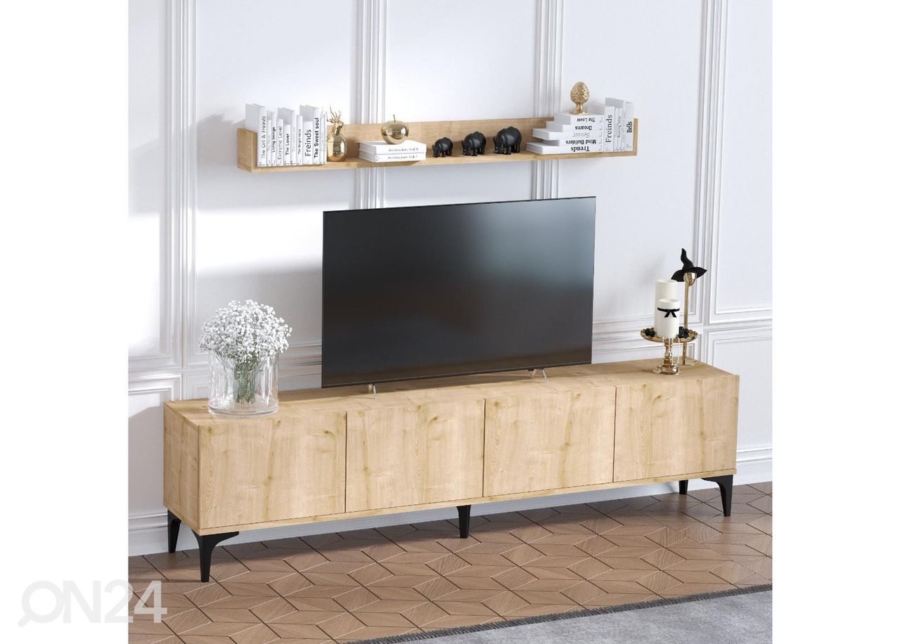 TV-taso + seinähylly kuvasuurennos