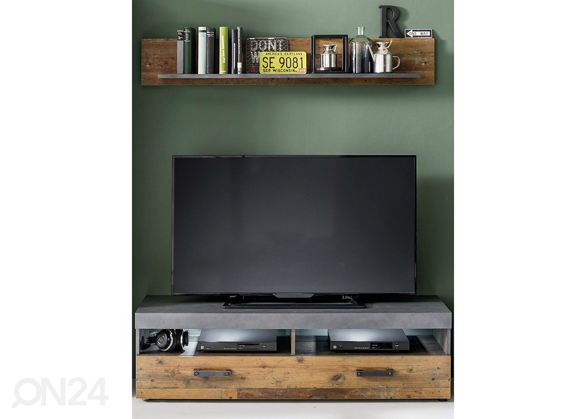 TV-taso + seinähylly Indy kuvasuurennos