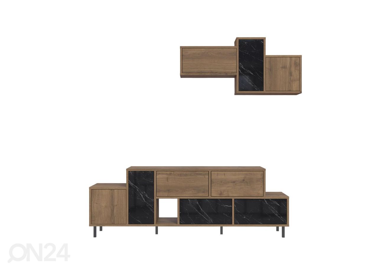 TV-taso + seinäkaappi kuvasuurennos