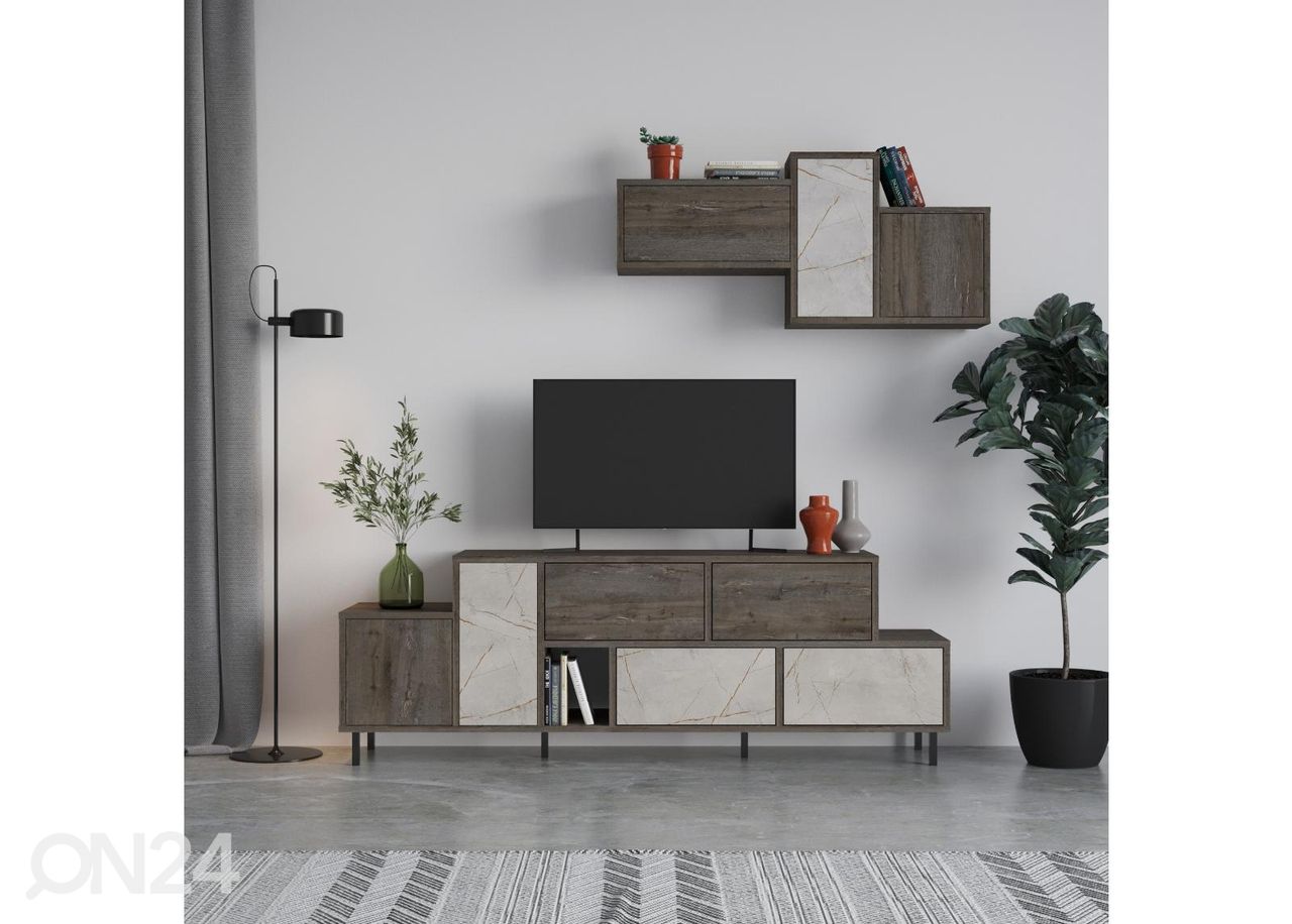 TV-taso + seinäkaappi kuvasuurennos