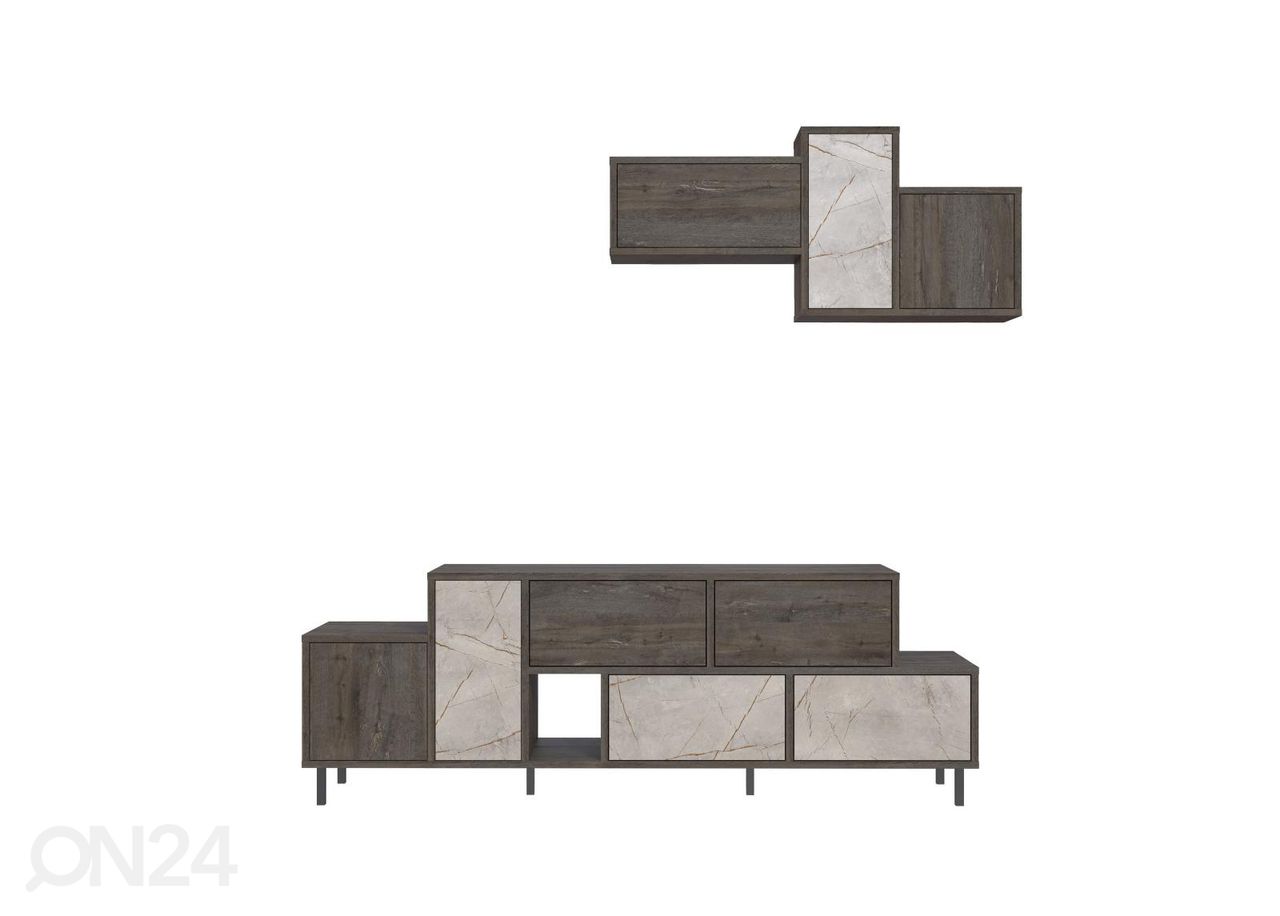 TV-taso + seinäkaappi kuvasuurennos