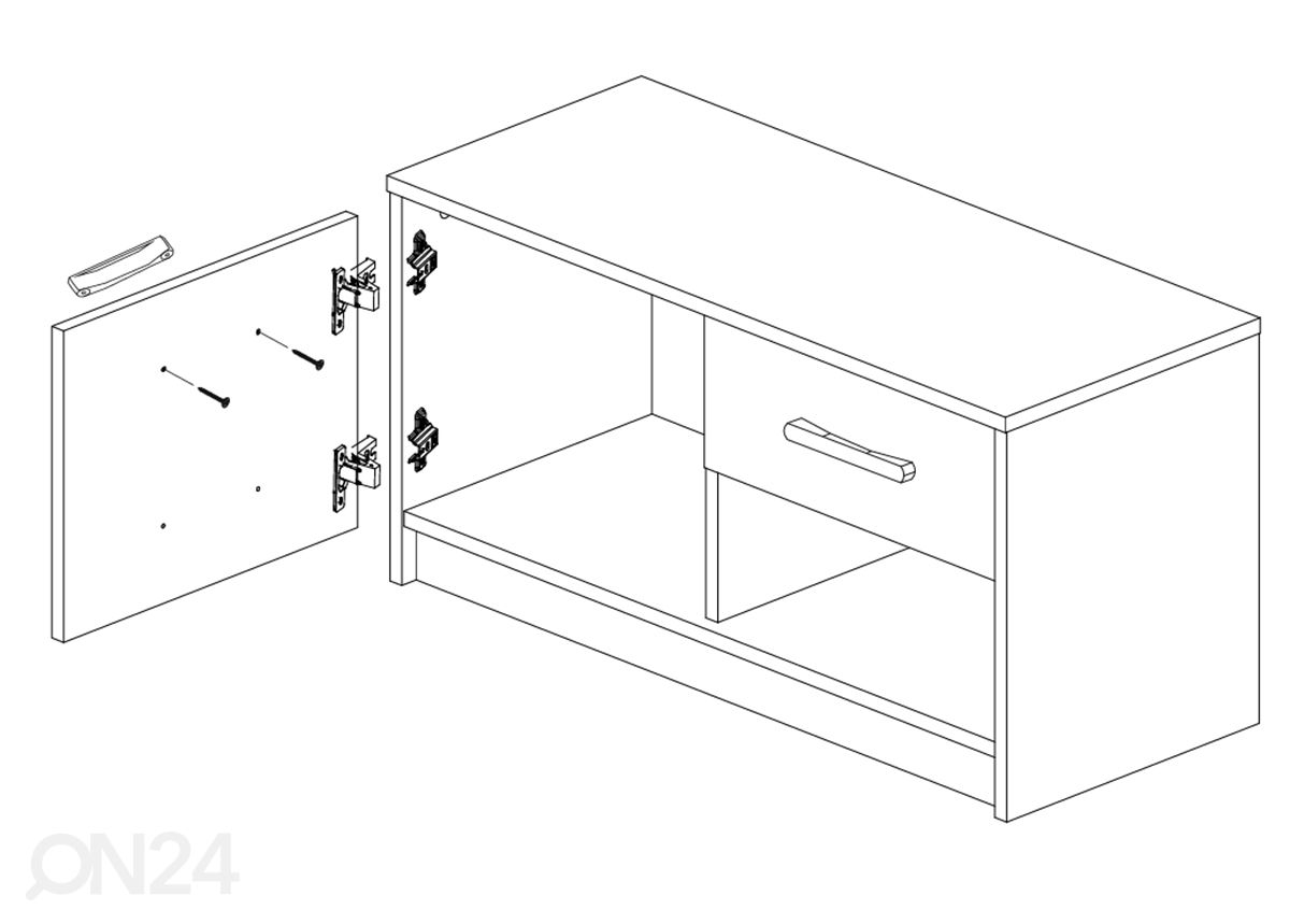 TV-taso Tips 83,4 cm kuvasuurennos
