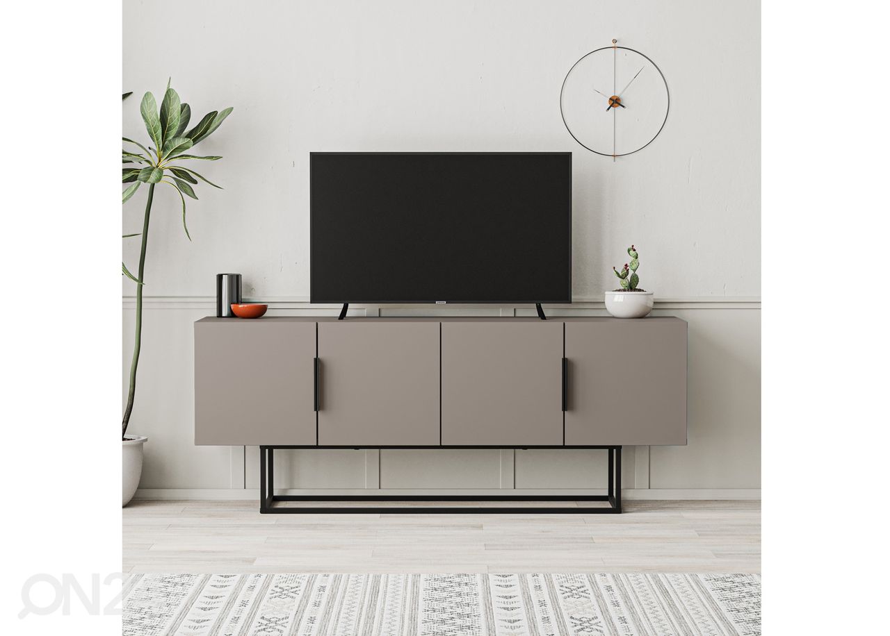 TV-taso Titan Mocca 140 cm kuvasuurennos