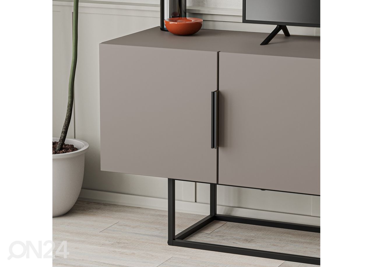 TV-taso Titan Mocca 140 cm kuvasuurennos
