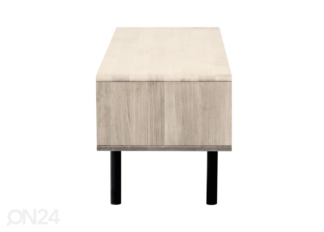 TV-taso Tokyo 107 cm, valkoinen öljy kuvasuurennos