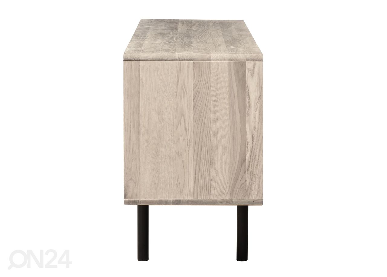 TV-taso Tokyo 160 cm, valkoinen öljy kuvasuurennos