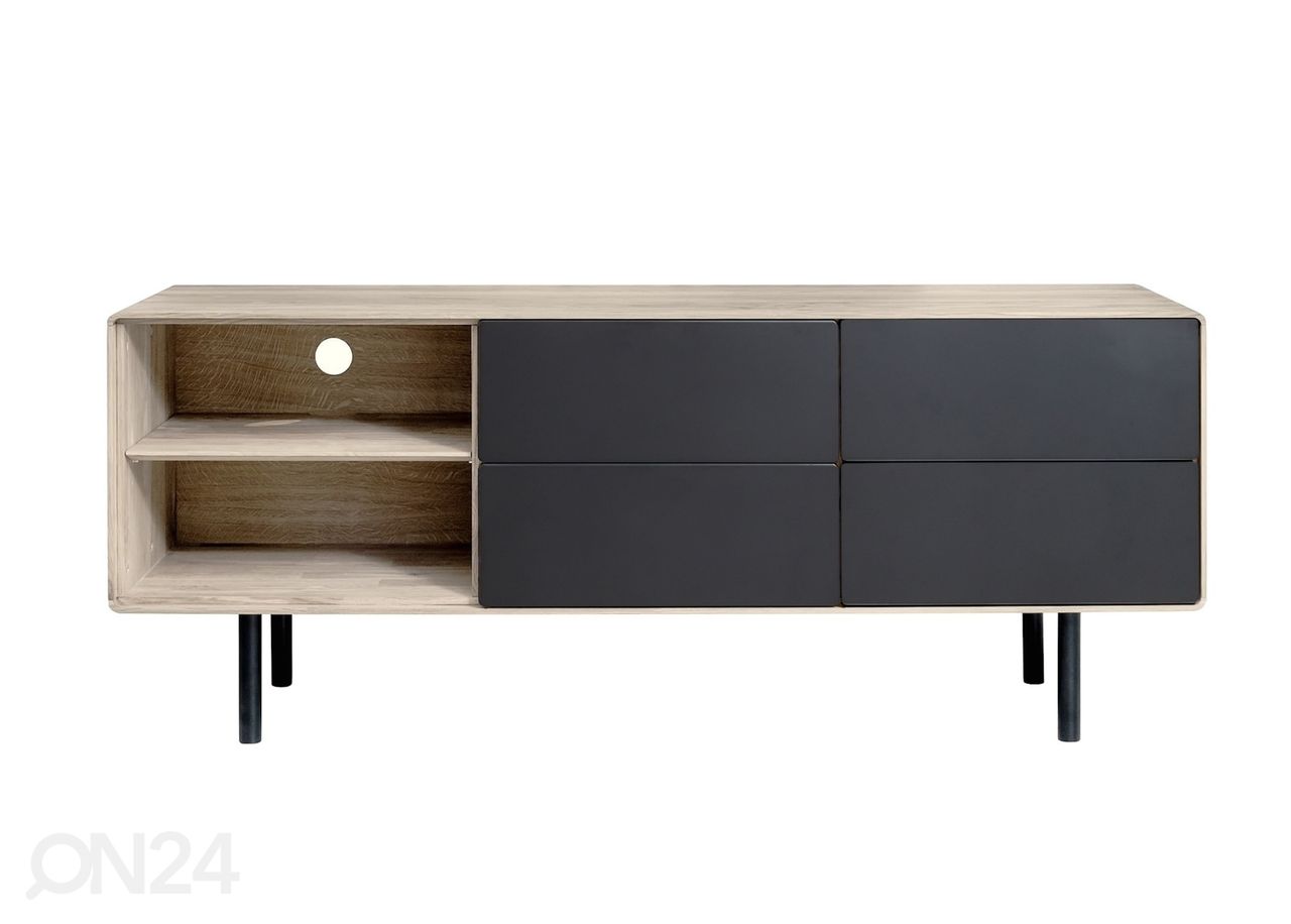 TV-taso Tokyo 160 cm, valkoinen öljy kuvasuurennos