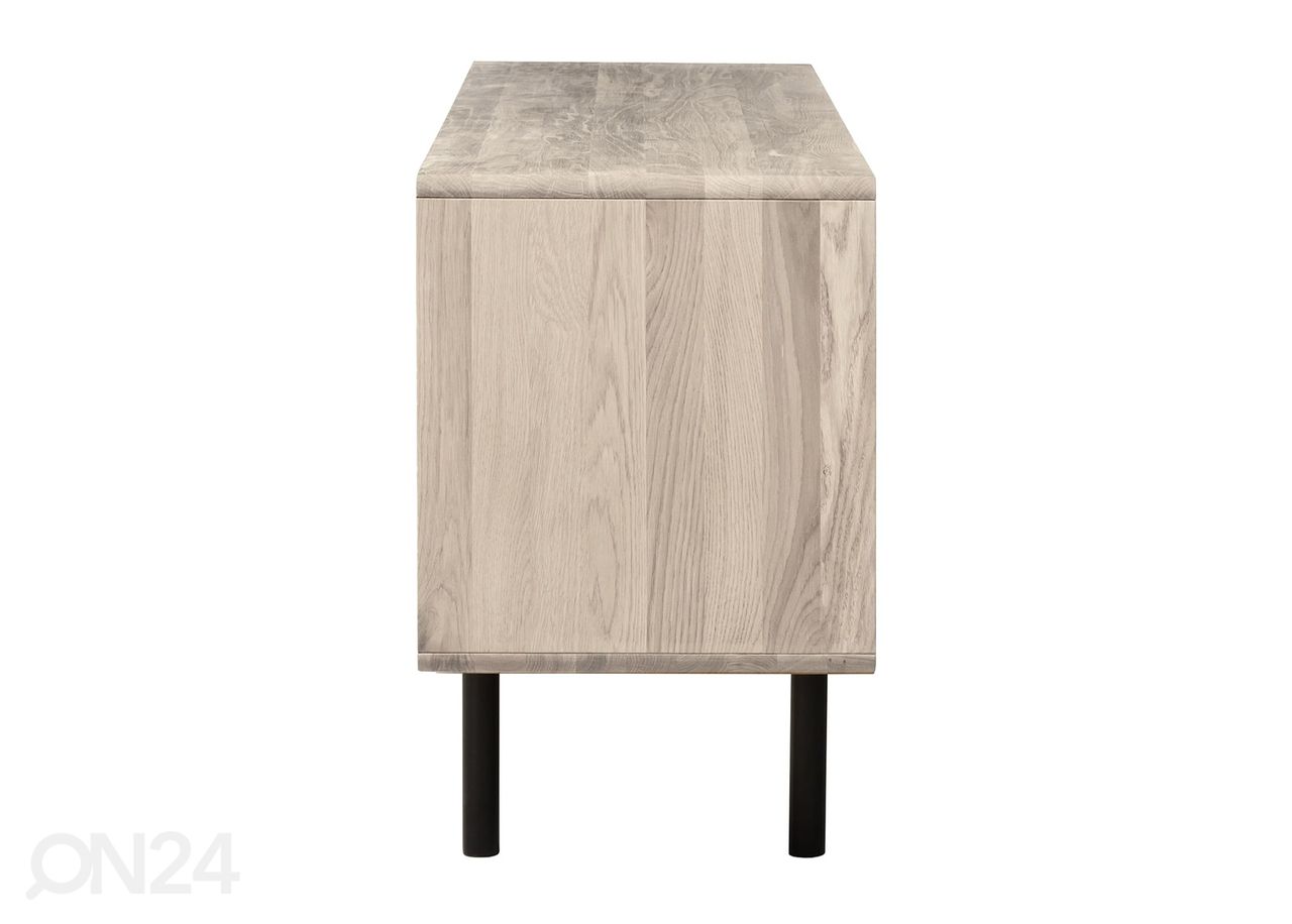 TV-taso Tokyo 160 cm, valkoinen öljy kuvasuurennos