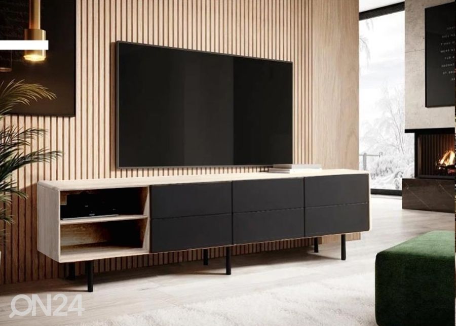 TV-taso Tokyo 213 cm, valkoinen öljy kuvasuurennos