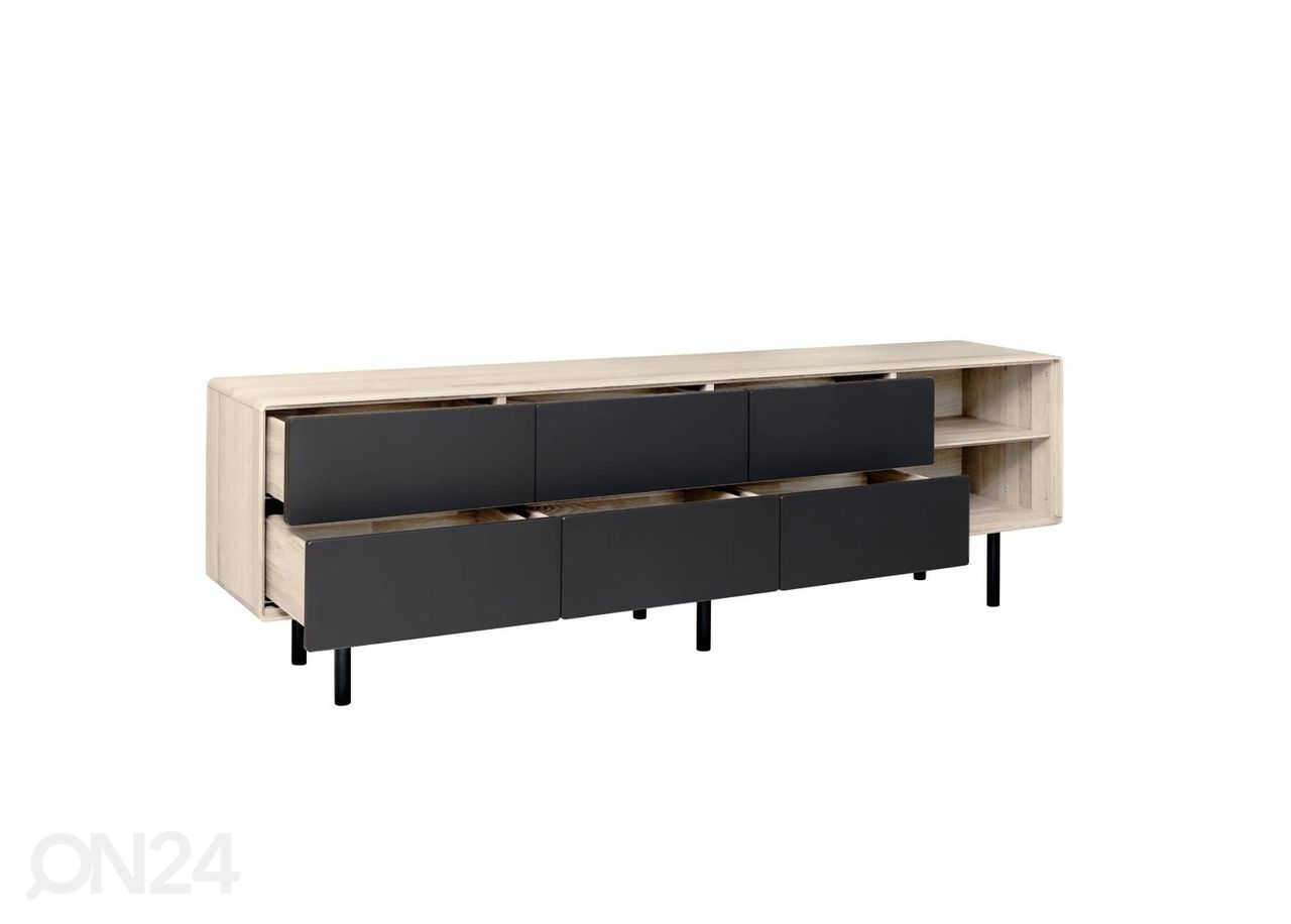 TV-taso Tokyo 213 cm, valkoinen öljy kuvasuurennos