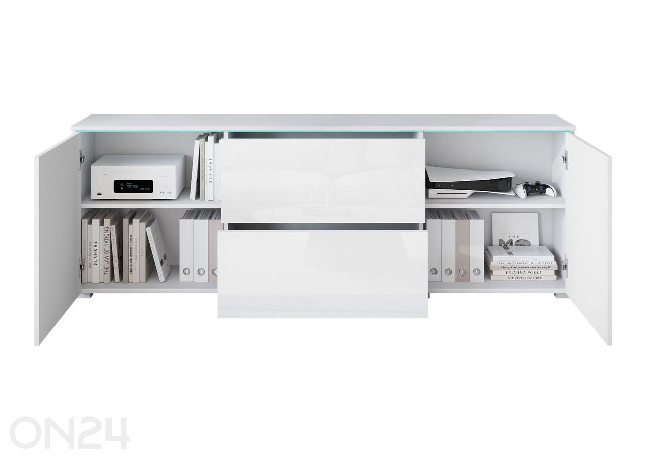 TV-taso Vera 180 cm + LED kuvasuurennos