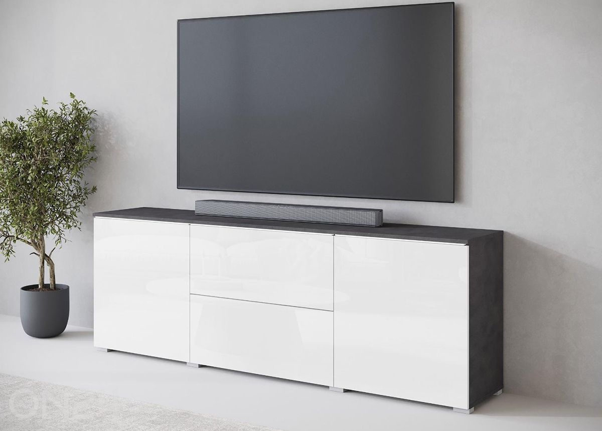 TV-taso Vera 180 cm + LED kuvasuurennos