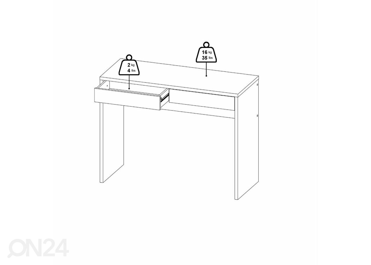 Työpöytä Function 110 cm kuvasuurennos