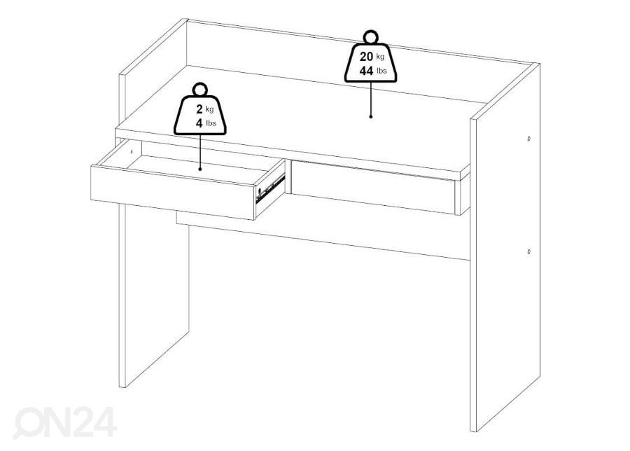 Työpöytä Function 110 cm kuvasuurennos
