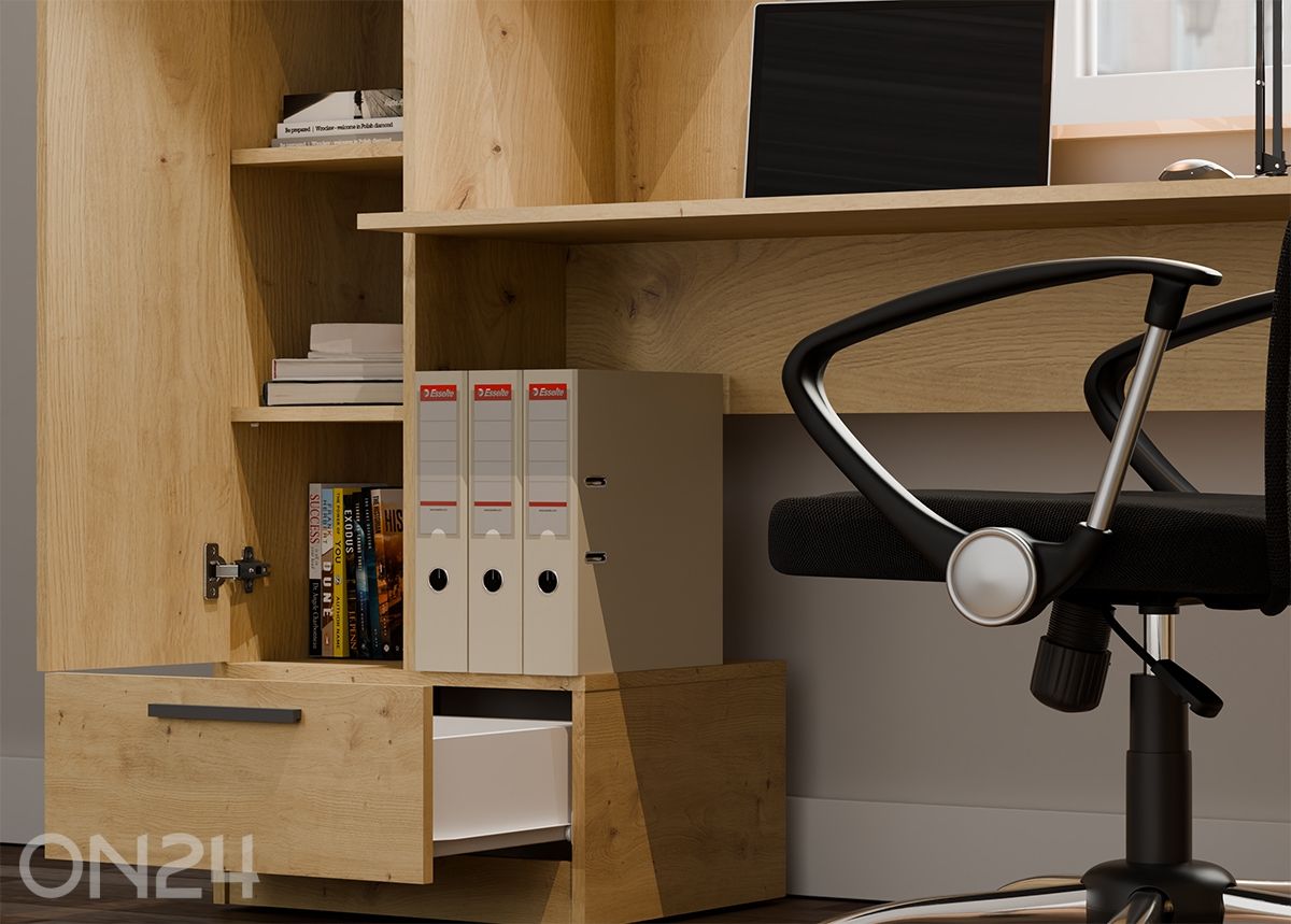 Työpöytä hyllyllä Kosmos kuvasuurennos