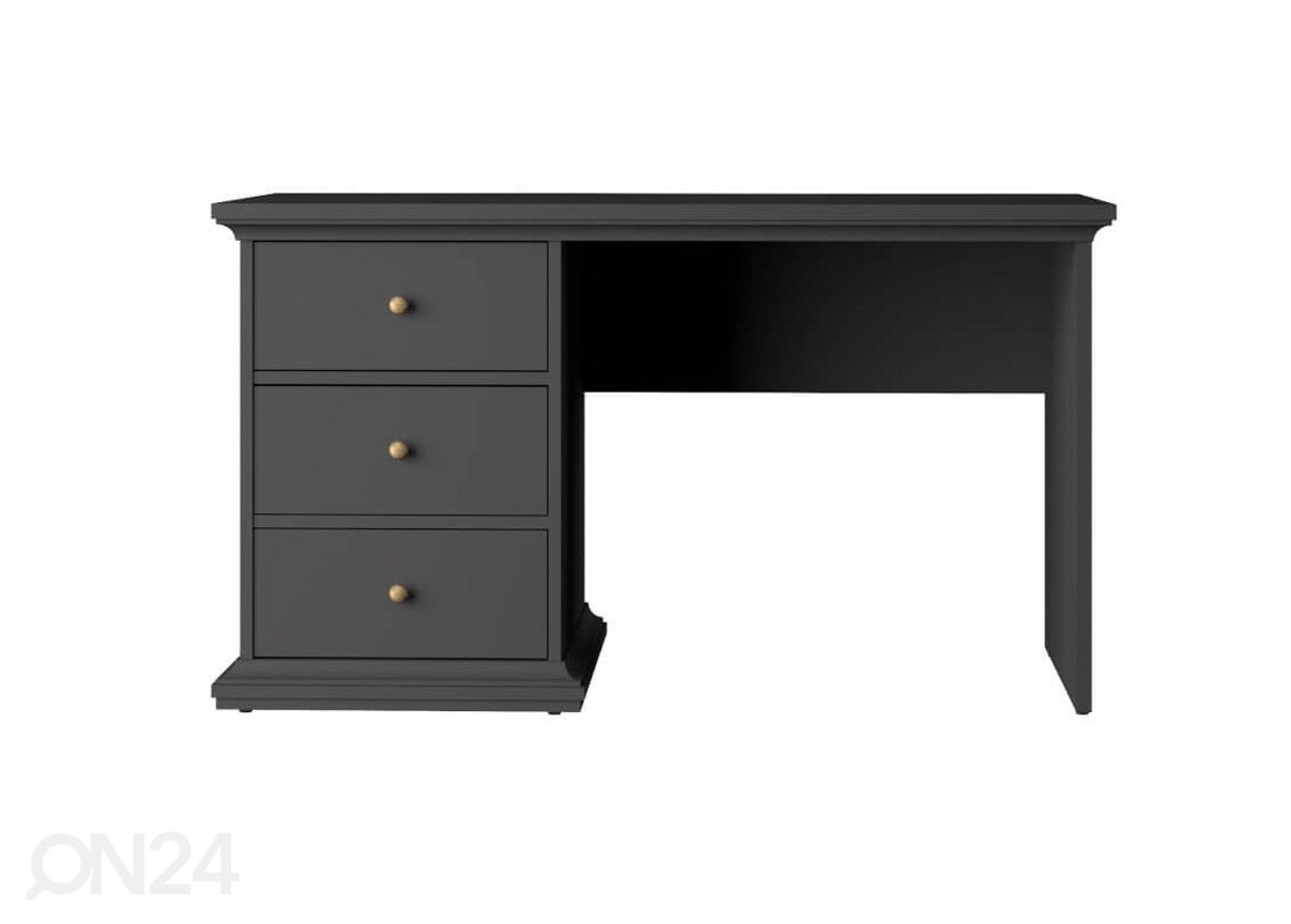 Työpöytä Paris 130 cm, matta harmaa kuvasuurennos