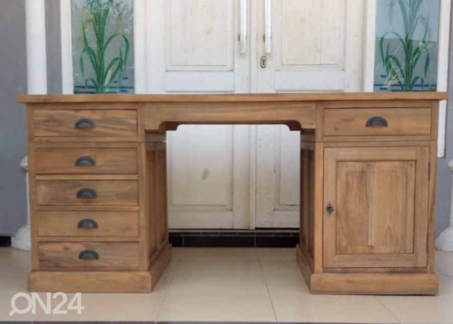 Työpöytä Teak 160 cm kuvasuurennos
