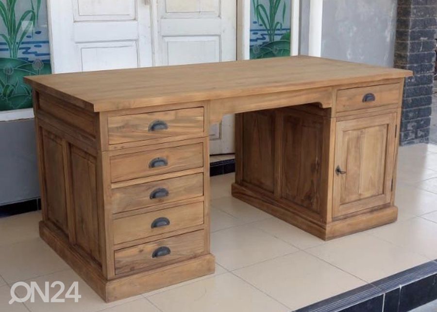 Työpöytä Teak 160 cm kuvasuurennos