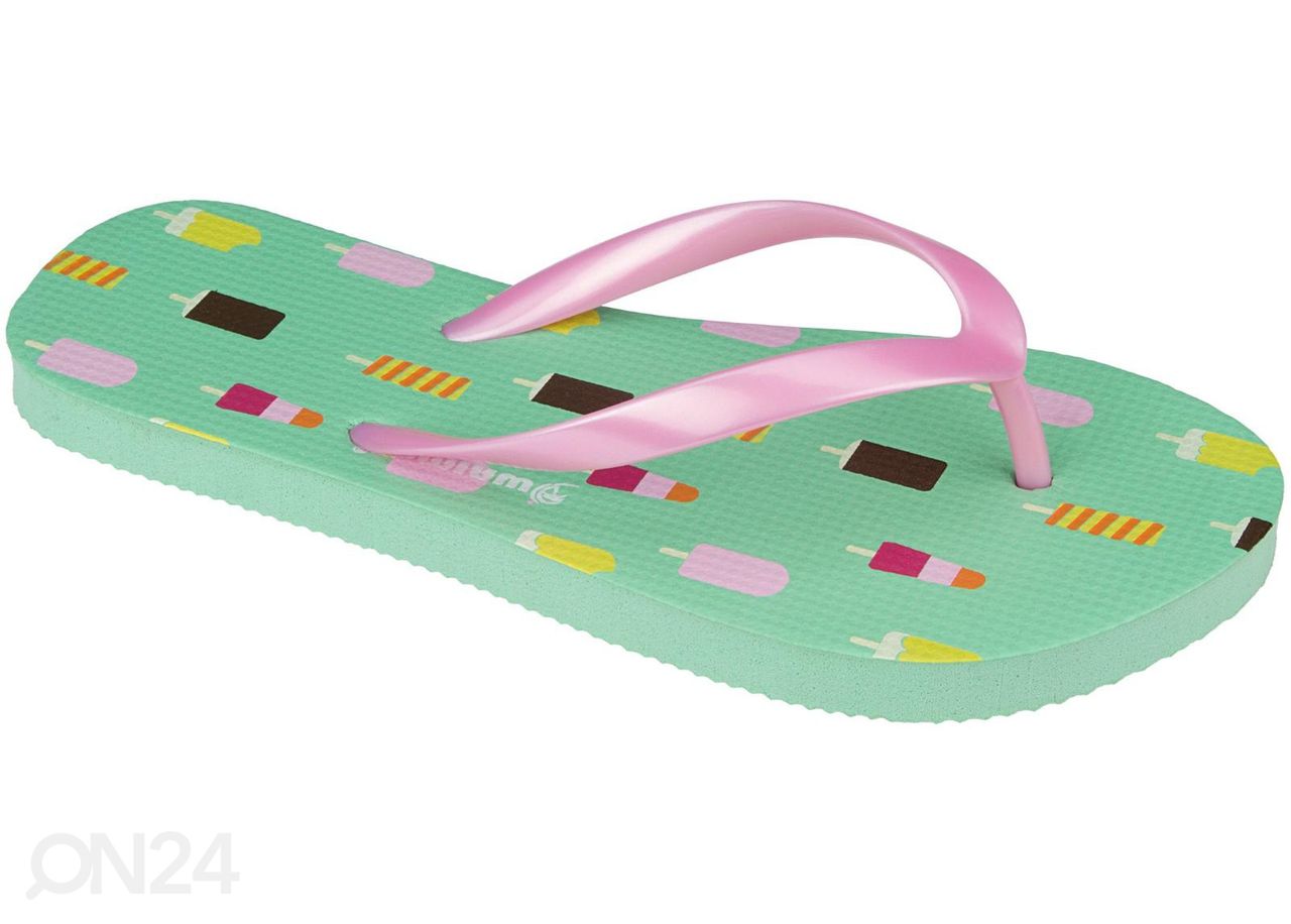 Tyttöjen varvassandaalit Print Waikiki Beach kuvasuurennos