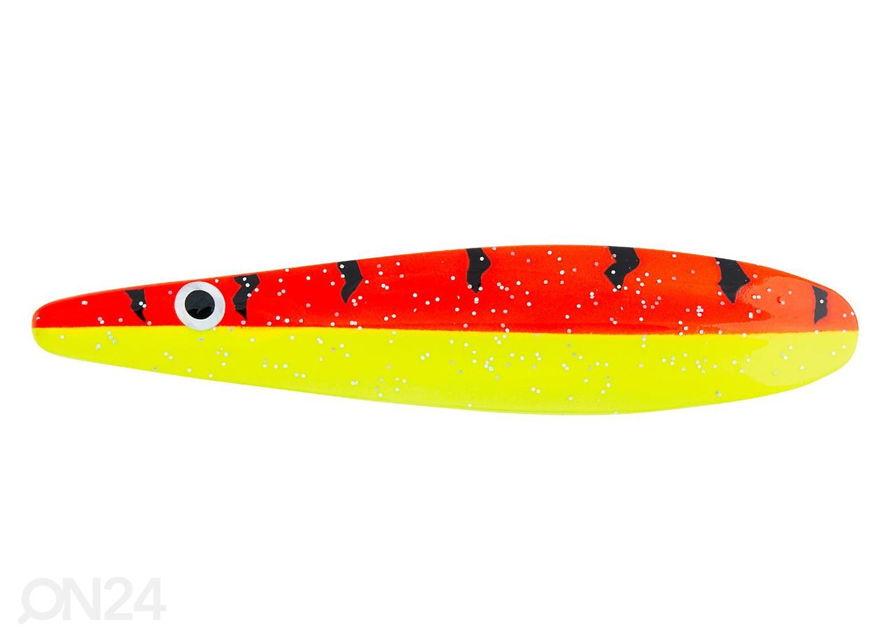 Uistin meritaimenen ja lohen kalastukseen Abu Mo Inline 24G Flaming Tiger kuvasuurennos