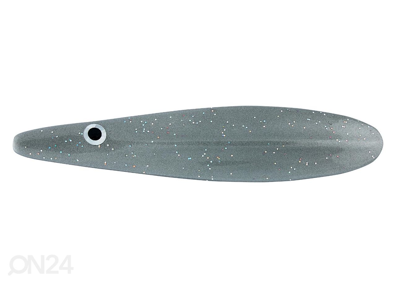 Uistin meritaimenen ja lohen kalastukseen Abu Mo Inline 24G Silver Shadow kuvasuurennos