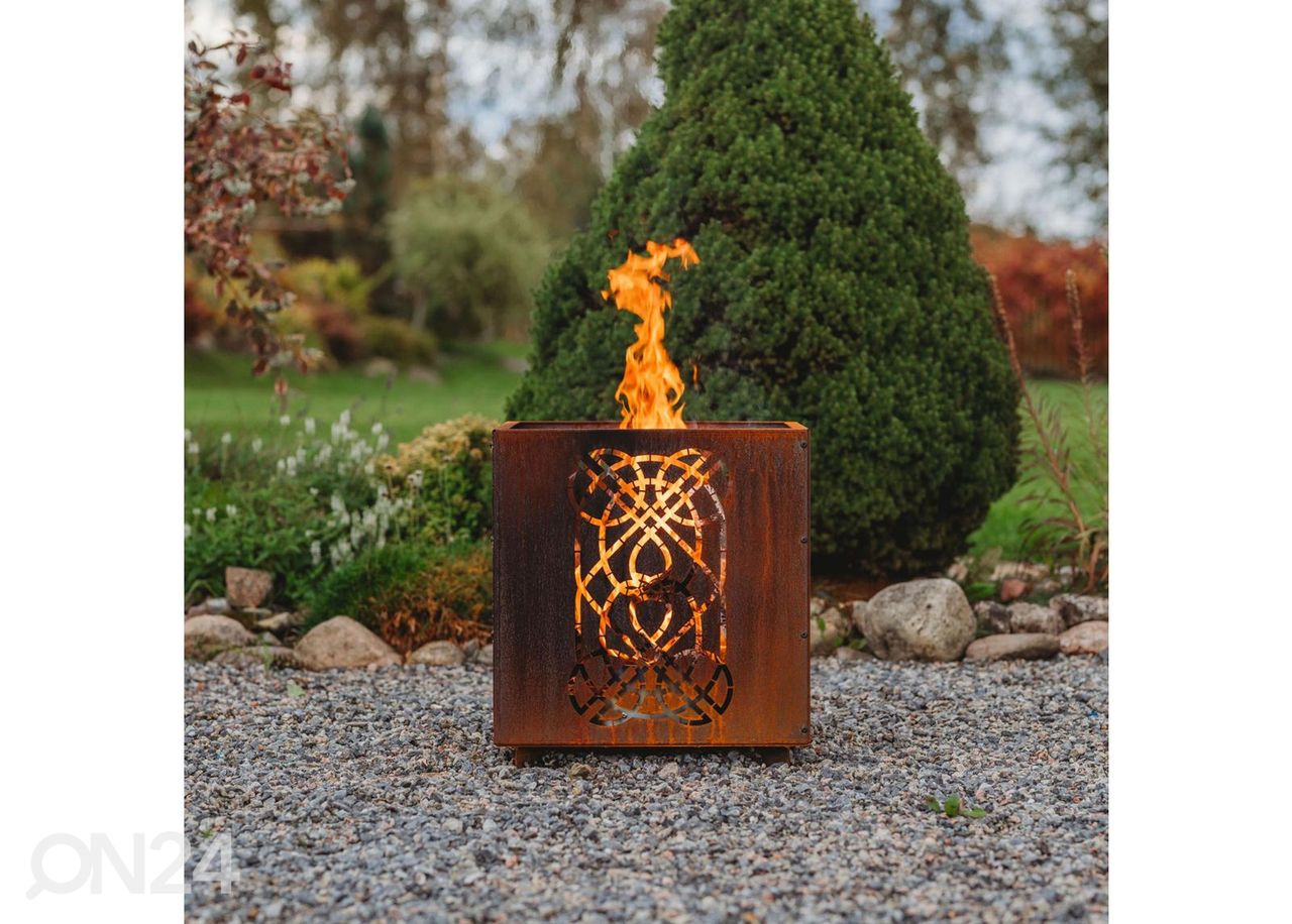 Ulkotulisija Cor-Ten GrillSymbol Laterna kuvasuurennos