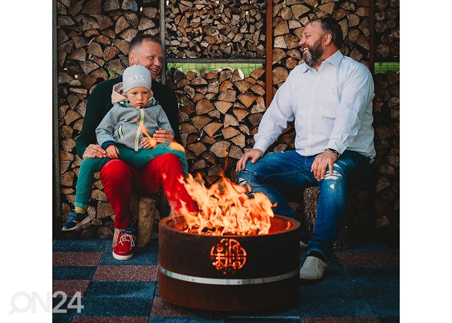 Ulkotulisija Cor-Ten GrillSymbol Lucas Mini kuvasuurennos