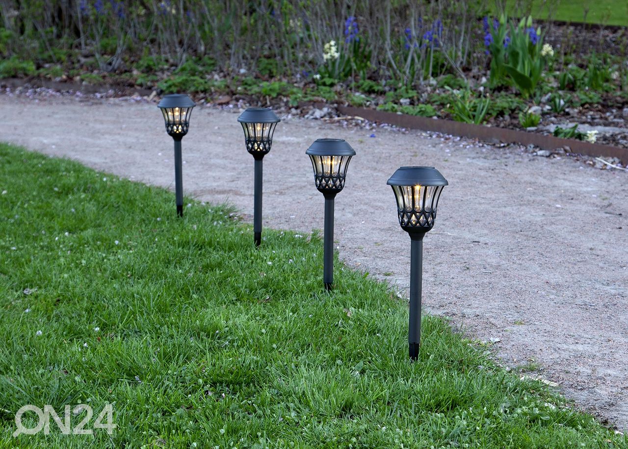 Ulkovalaisimet aurinkokennolla Lace 4 kpl kuvasuurennos