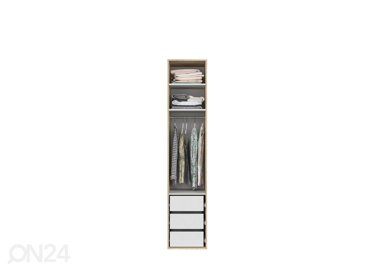 Vaatekaappi 50 cm kuvasuurennos