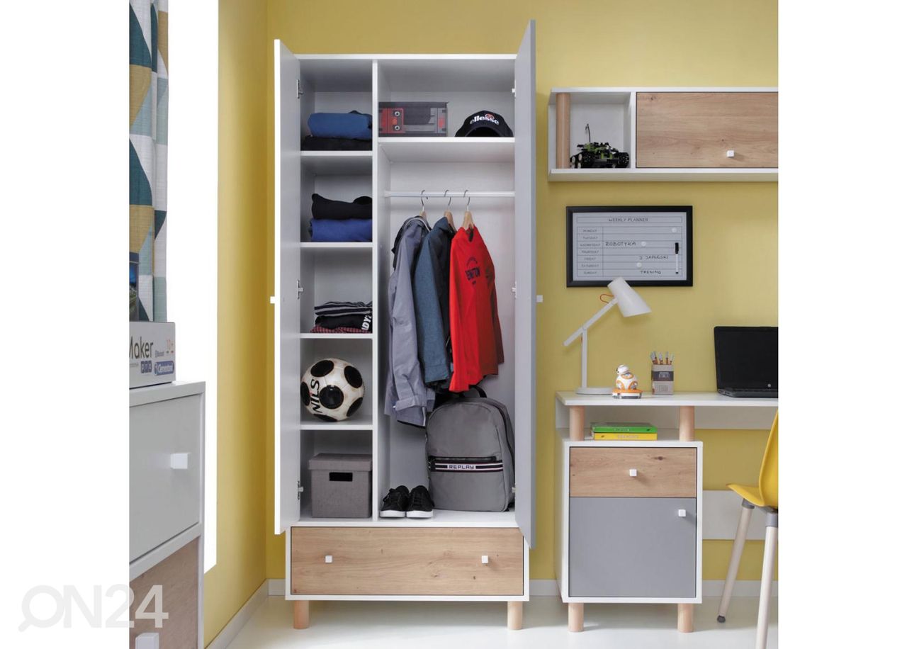 Vaatekaappi 80 cm kuvasuurennos