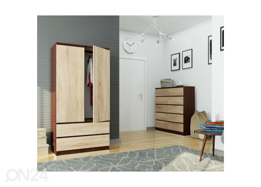 Vaatekaappi 90 cm kuvasuurennos