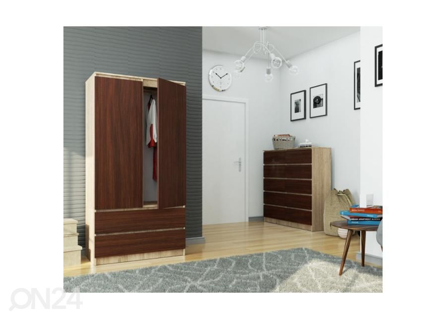 Vaatekaappi 90 cm kuvasuurennos