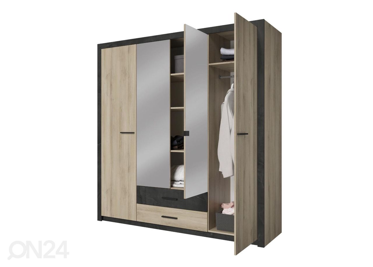 Vaatekaappi Colorado 198 cm kuvasuurennos