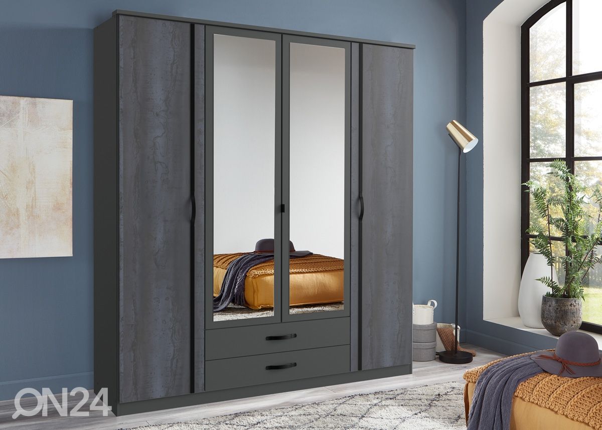 Vaatekaappi Duo2 180 cm kuvasuurennos
