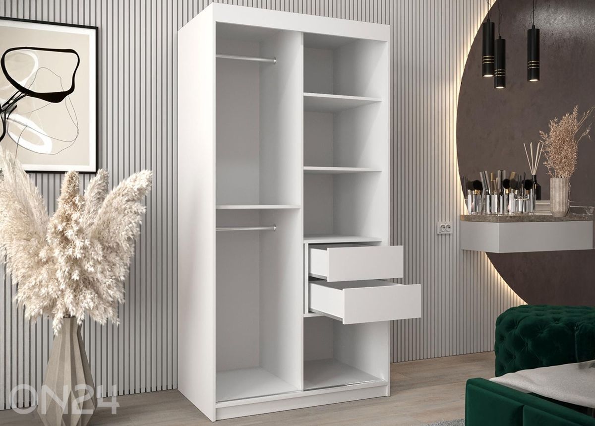 Vaatekaappi Flute 100 cm kuvasuurennos