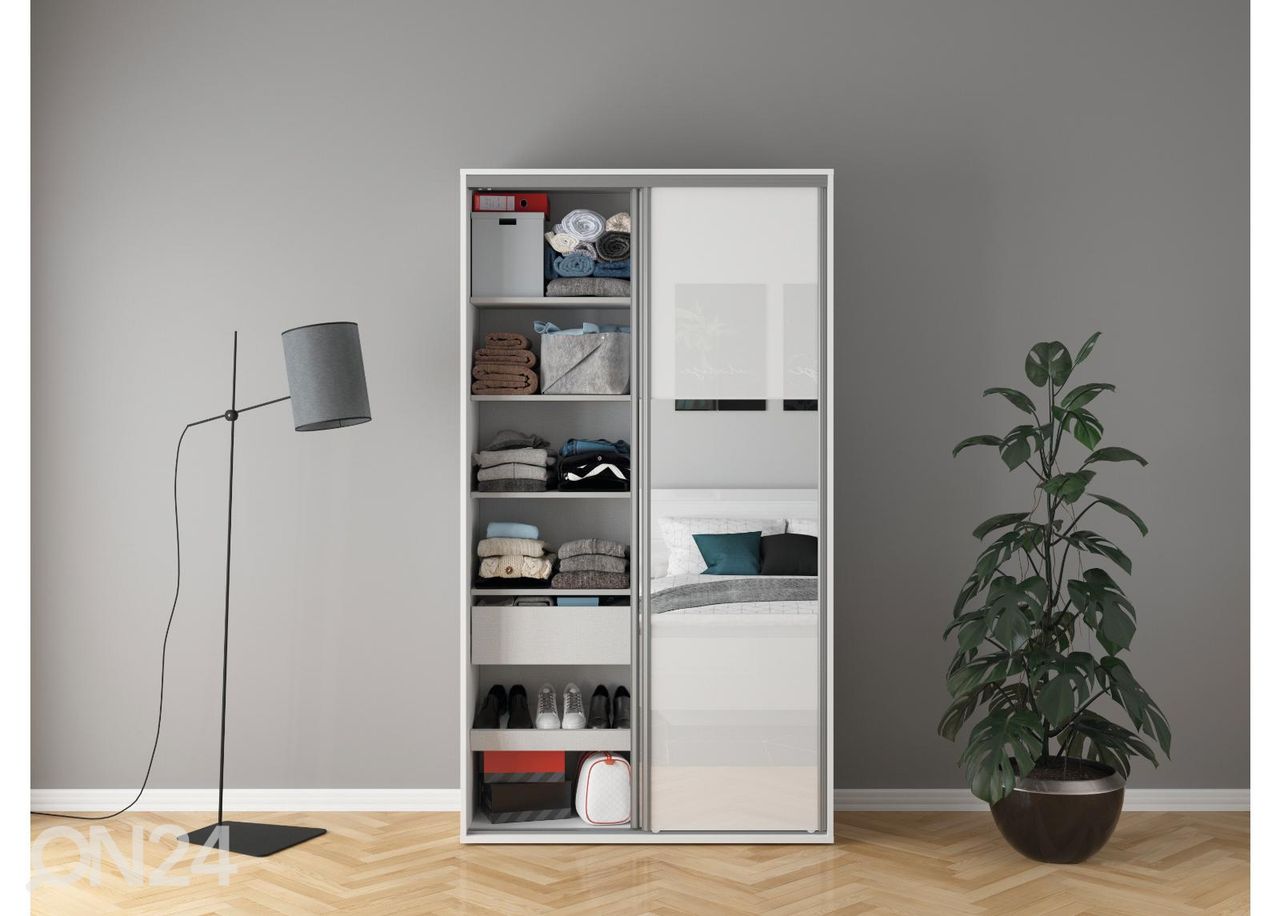 Vaatekaappi Franziska 120 cm kuvasuurennos