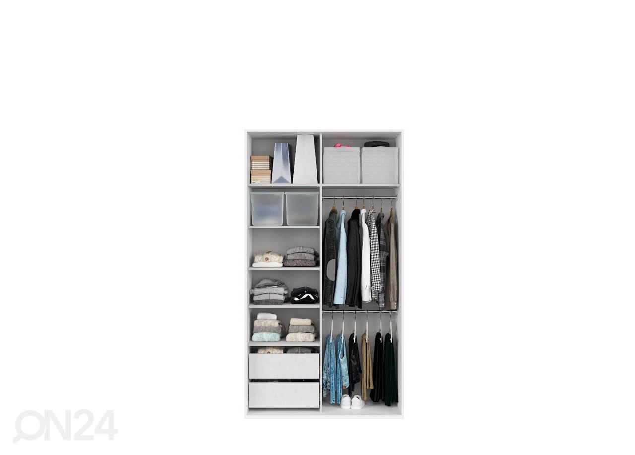 Vaatekaappi Franziska 120 cm kuvasuurennos