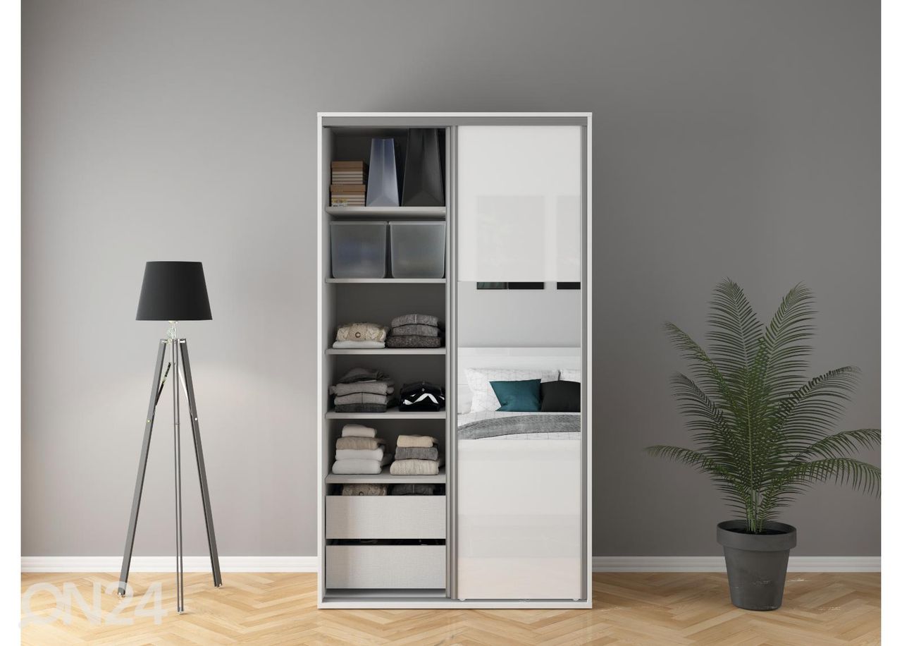 Vaatekaappi Franziska 120 cm kuvasuurennos